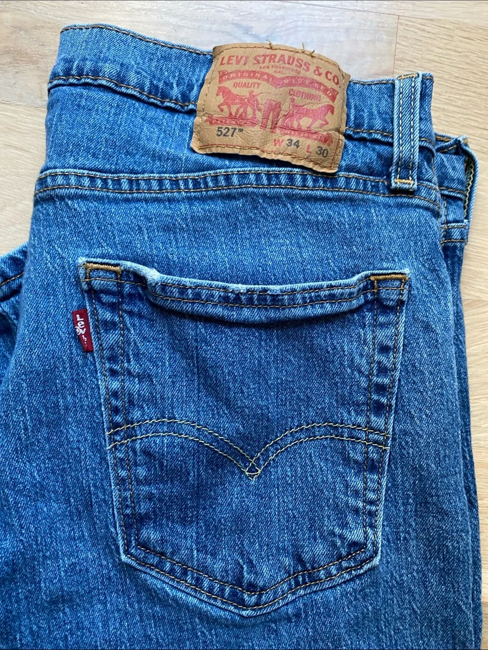 Levi's Dark Blue Men's Straight Jeans